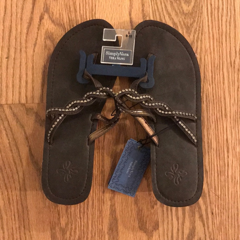 Simply Vera Wang braided wedge sandal - 9-10- NWT